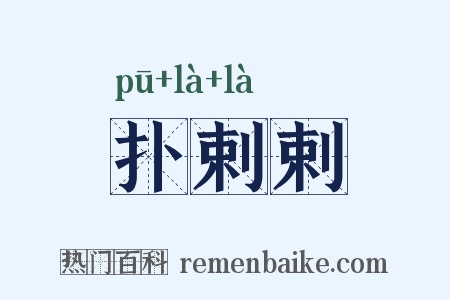 扑剌剌是什么意思的图片